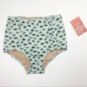 Kortni Jeane | Mint Bowls High Waisted Swim Bottom